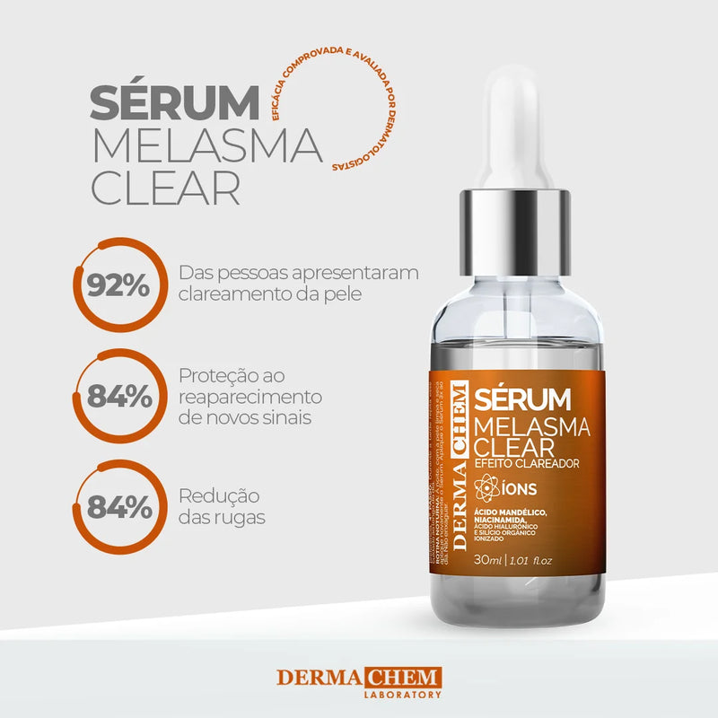 Sérum Melasma Clear Efeito Clareador - Dermachem