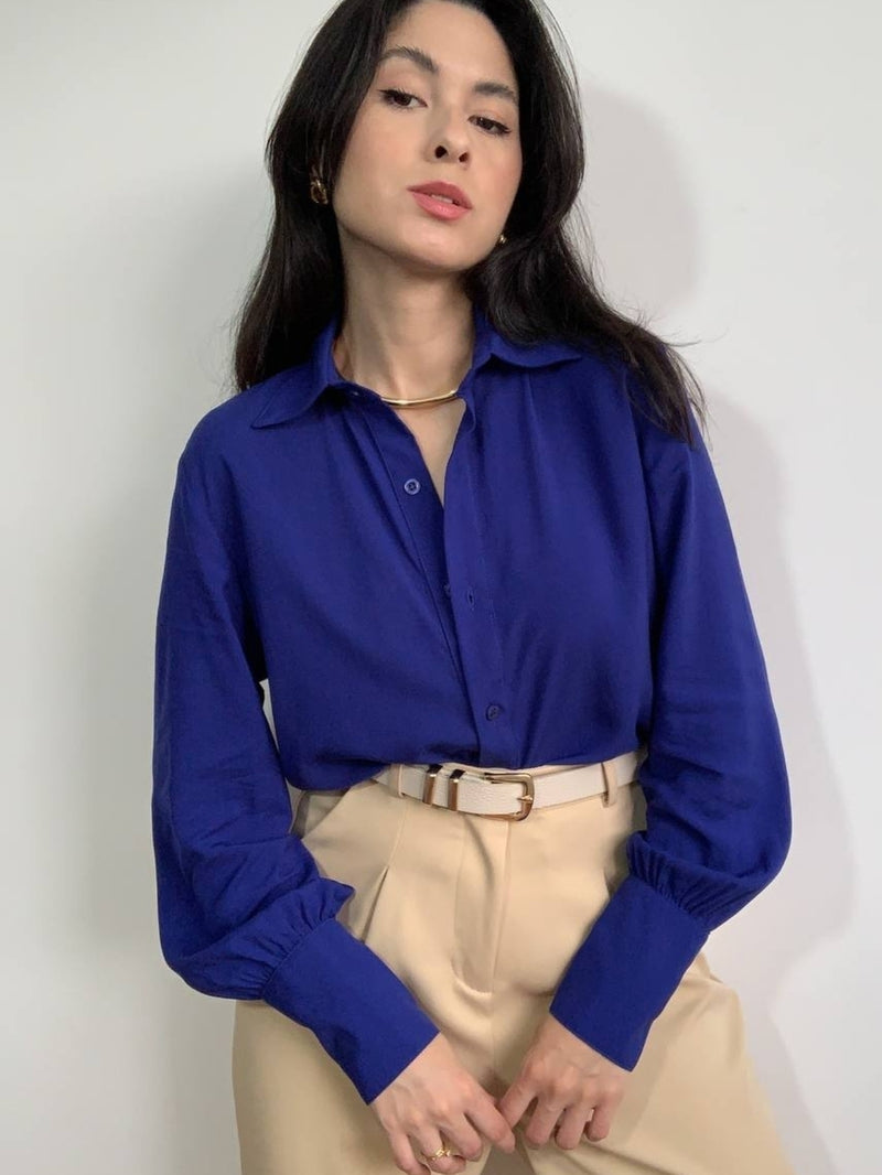 Camisa Clara Azul